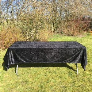 Sort Dug Nervøs Velour