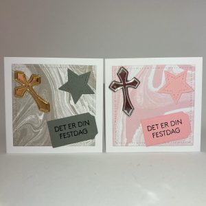 Konfirmations Kort Marmor