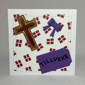 Konfirmations Kort Flag