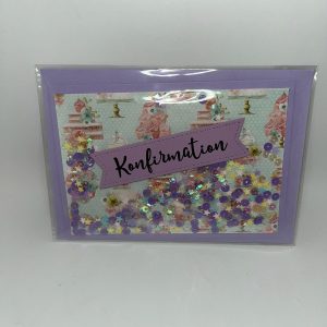 Konfirmationskort Lilla