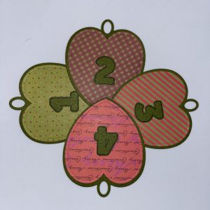 Adventsmærker Hjerter