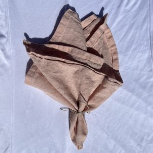 Stofserviet Hør Rose Shadow