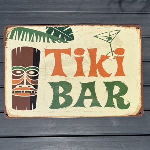 Tiki Bar Metalskilt