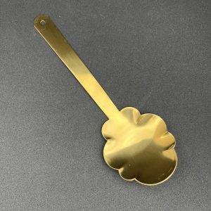 Serveringsske Messing Blomst