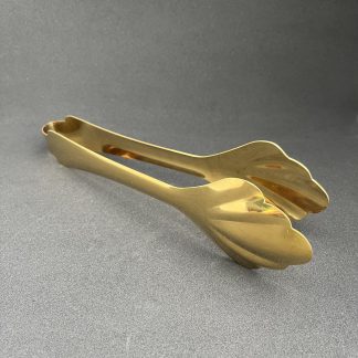 Serveringstang Messing Blomst